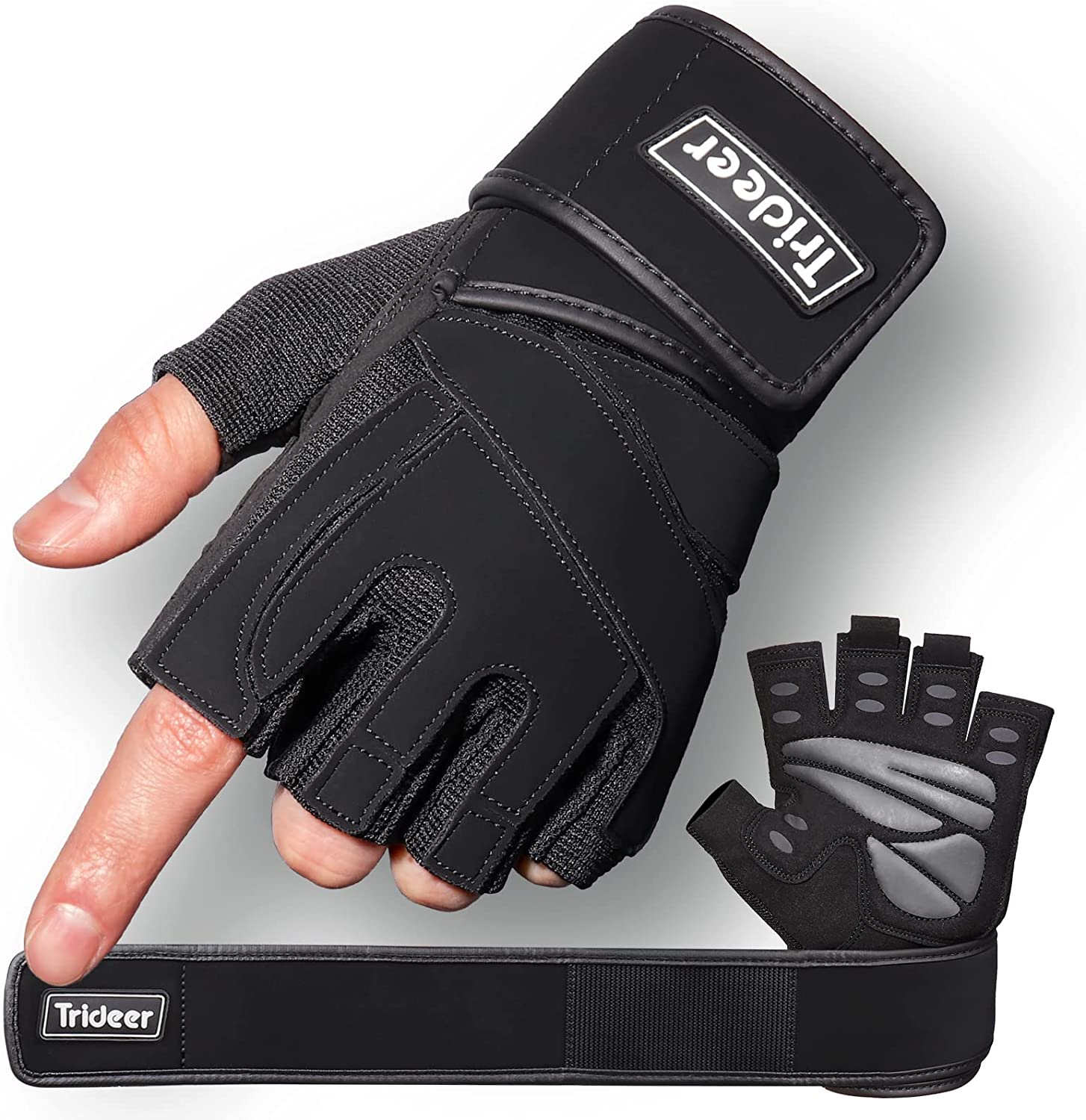 Trideer Padded Workout Gloves - Amazon